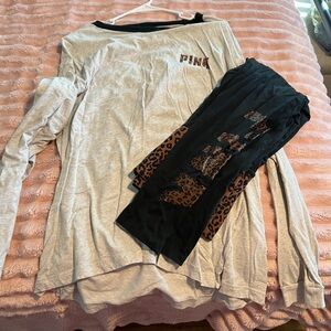 Victoria's Secret PINK Leopard Set